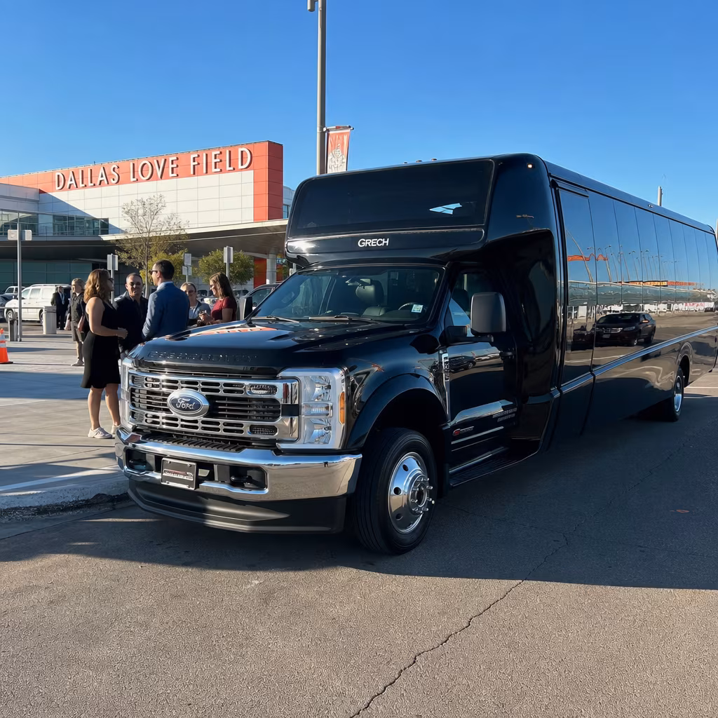 Rent a Bus to Dallas Love Field (DAL)