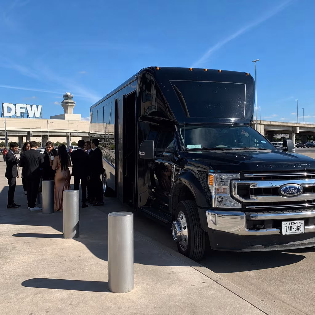 Rent a Bus to DFW International Airport