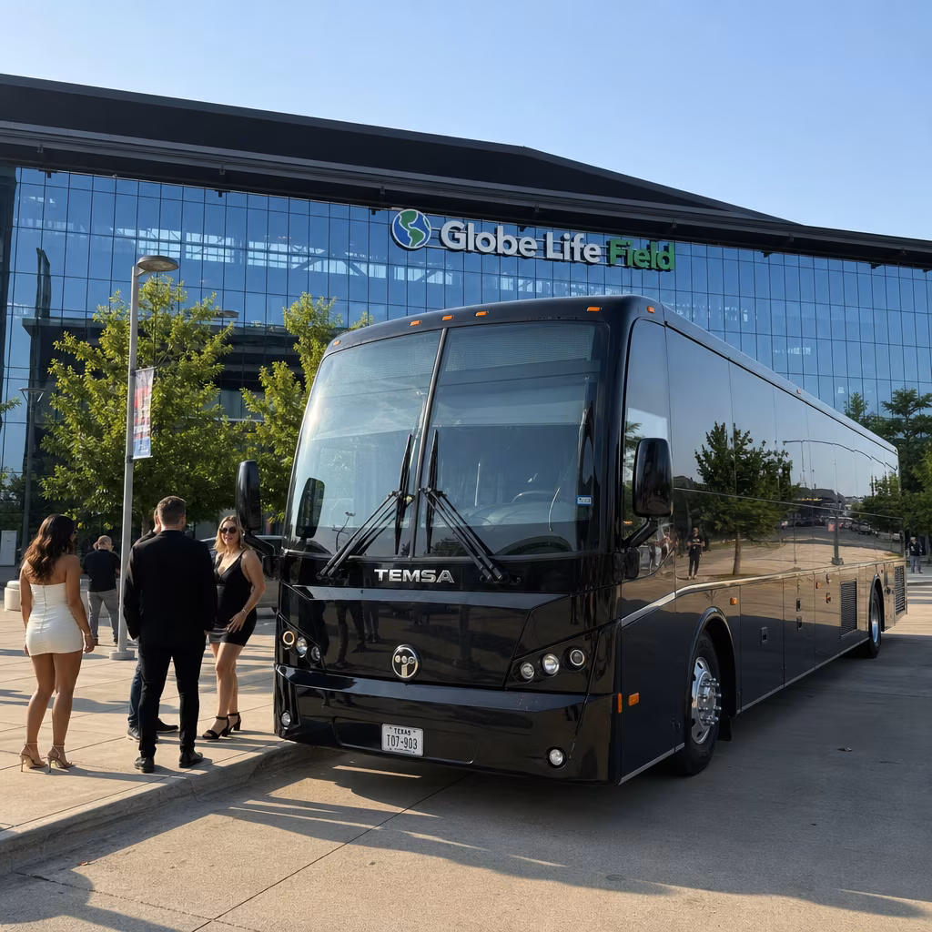 Rent a Bus to Globe Life Field