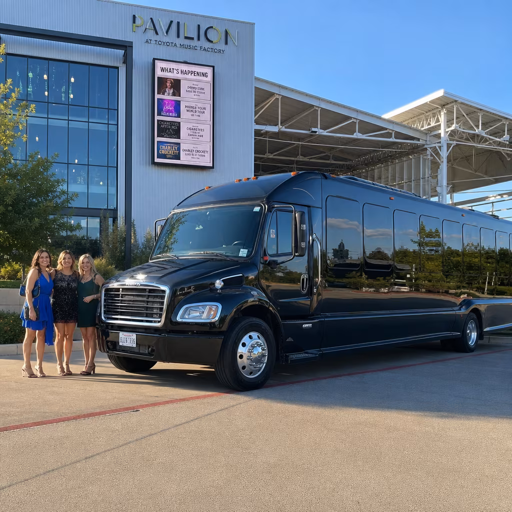 Rent a Bus to The Pavilion at Toyota Music Factory