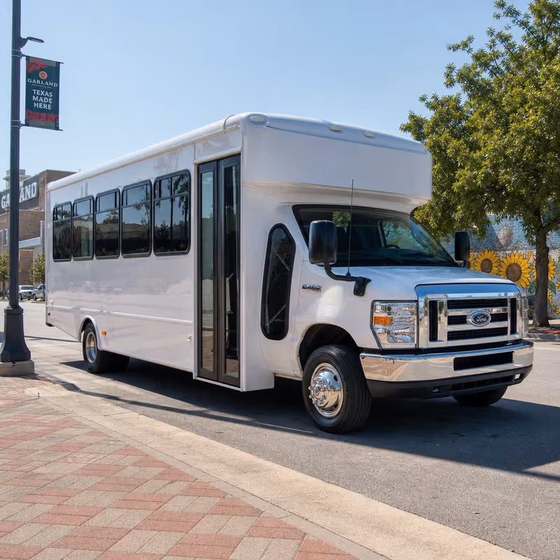 15-35 Passenger Minibus Exterior