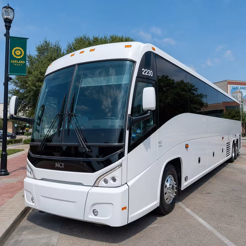 40-56 Passenger Charter Bus Exterior