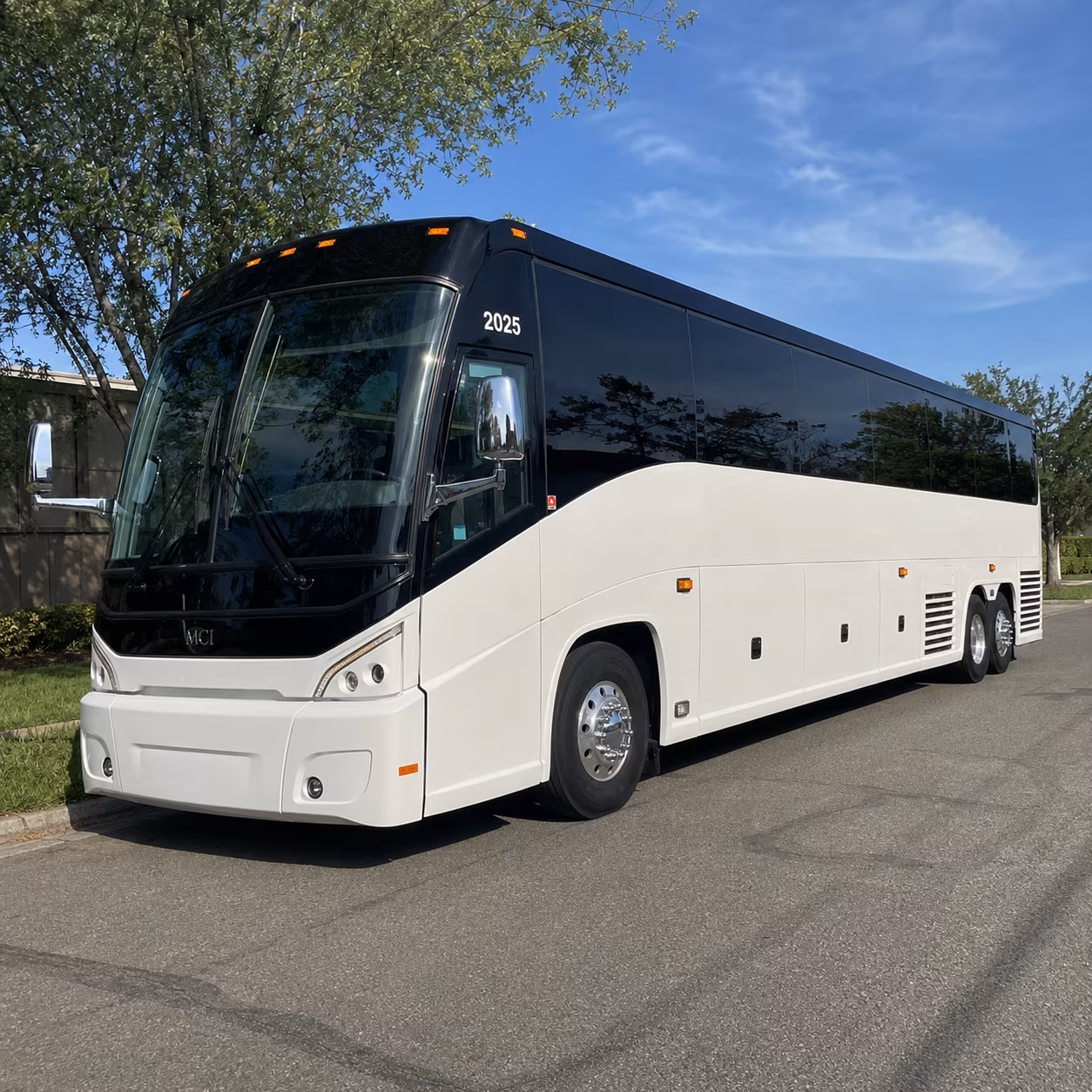 Garland Airport Shuttle & Transportation party bus exterior