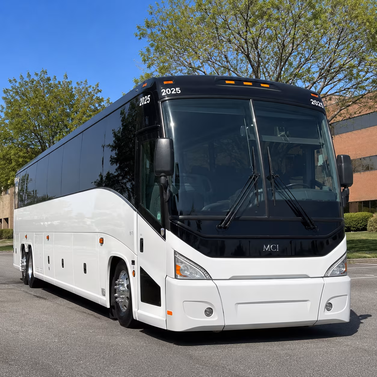 Garland Corporate Transportation party bus exterior