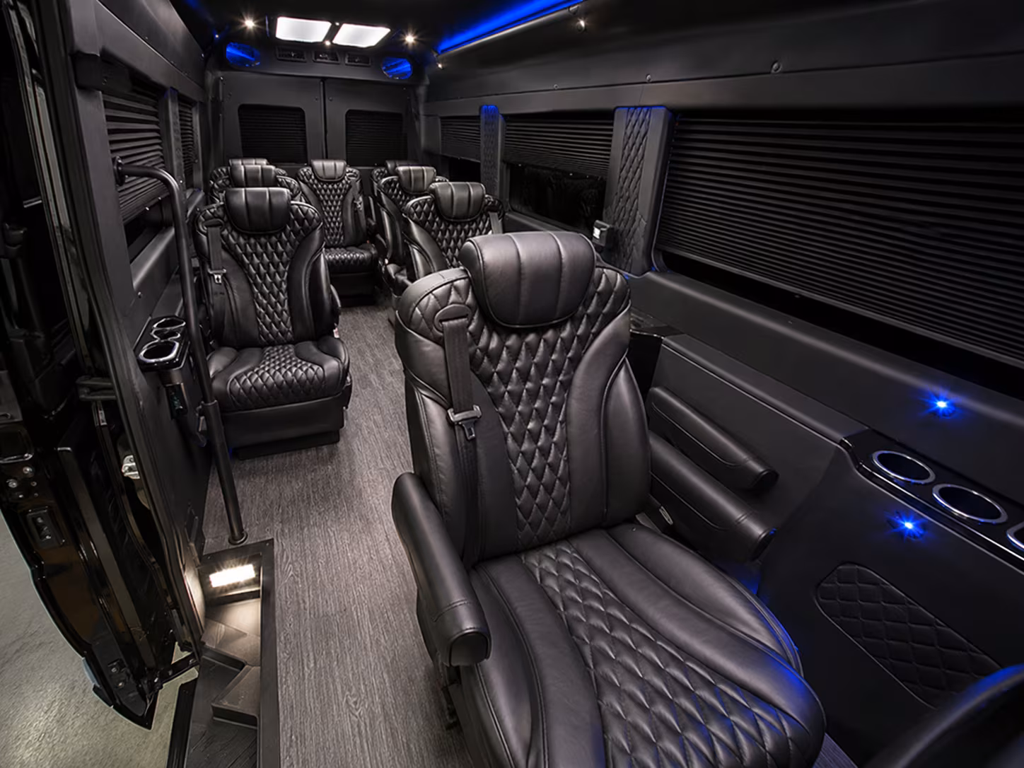 Garland Corporate Transportation party bus exterior