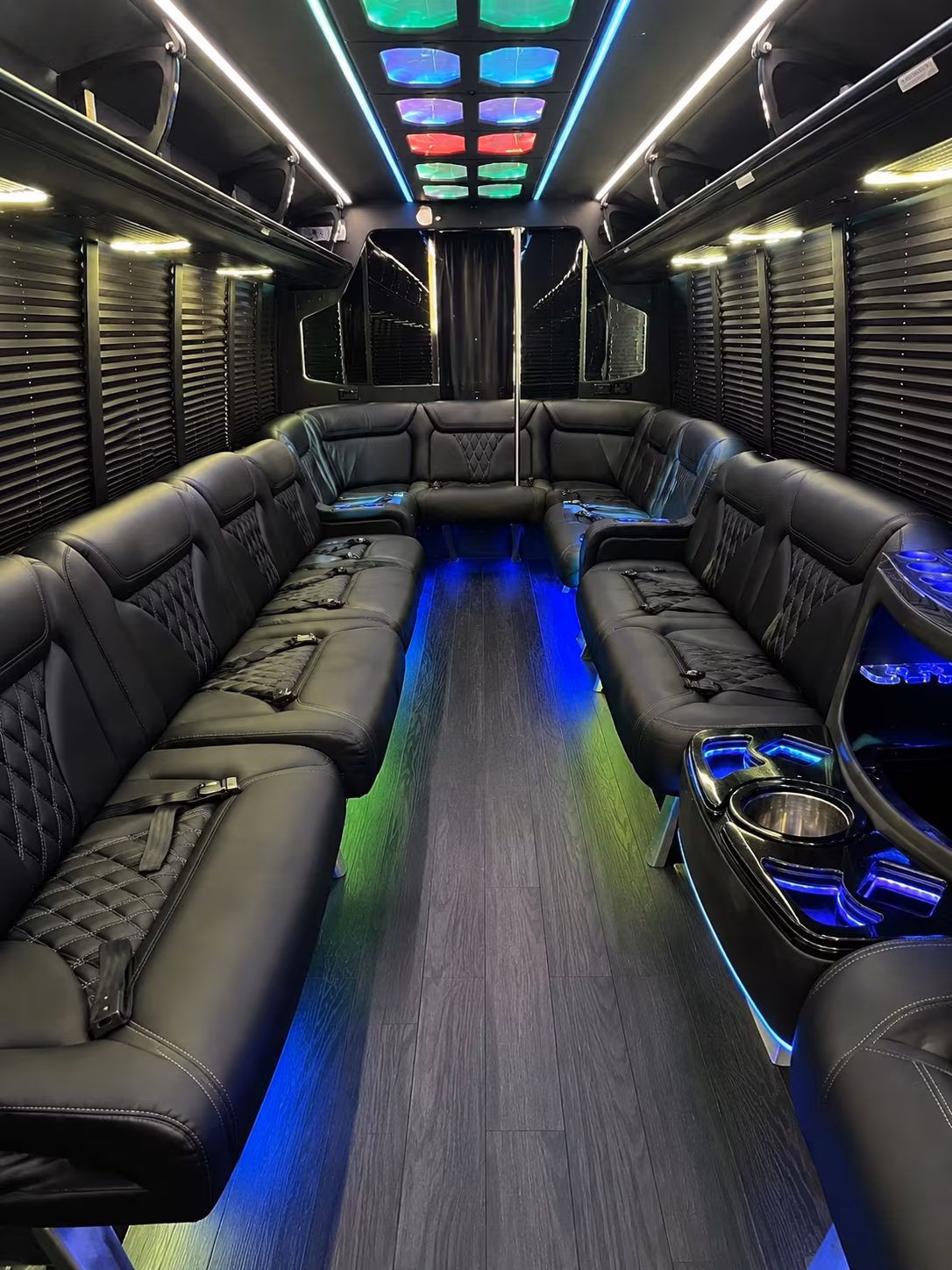 Garland Prom & Homecoming Transportation party bus exterior