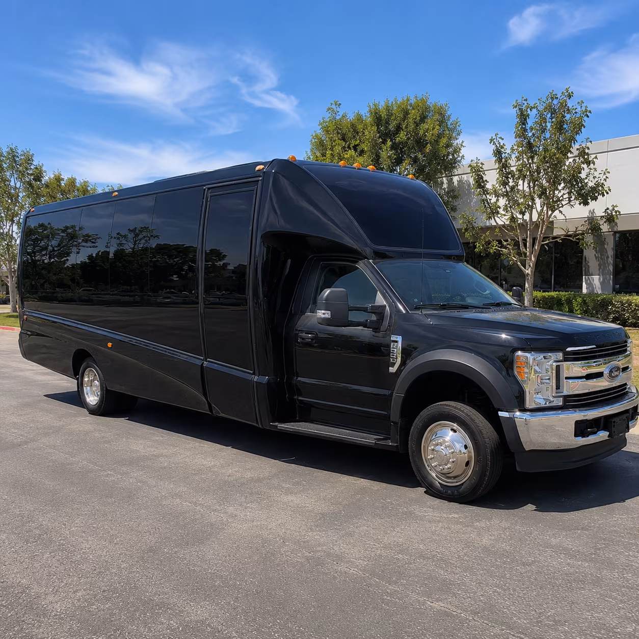 Garland Prom & Homecoming Transportation party bus exterior