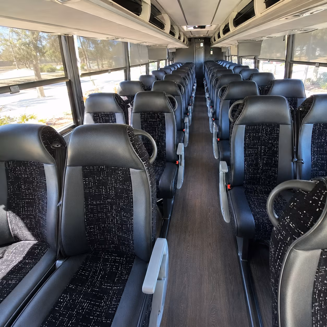 Garland School Event Transportation party bus exterior