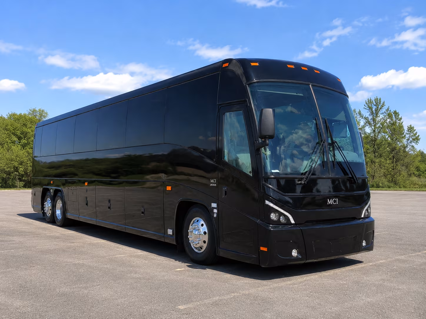 Garland School Event Transportation party bus exterior