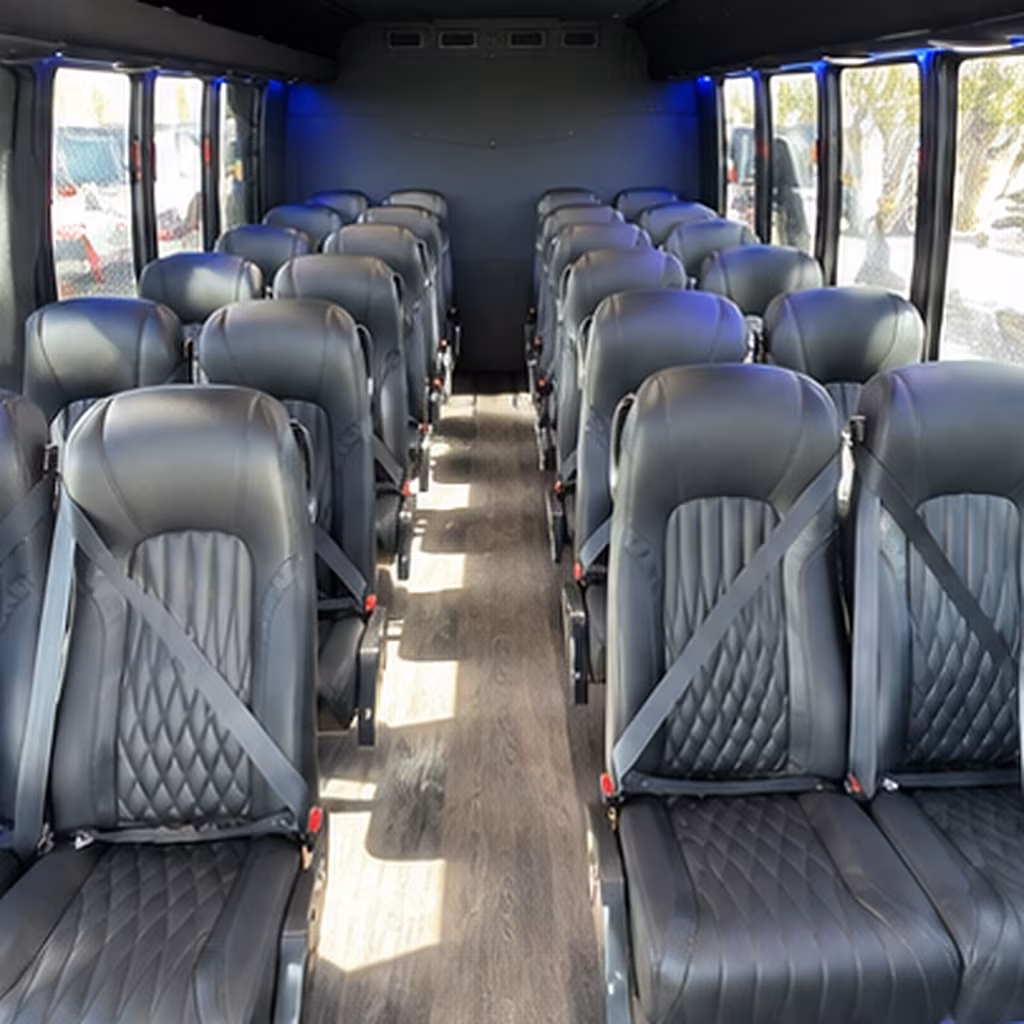 Garland School Event Transportation onboard seating