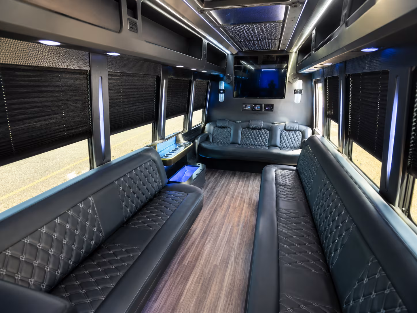 Garland Sporting Event Transportation onboard seating