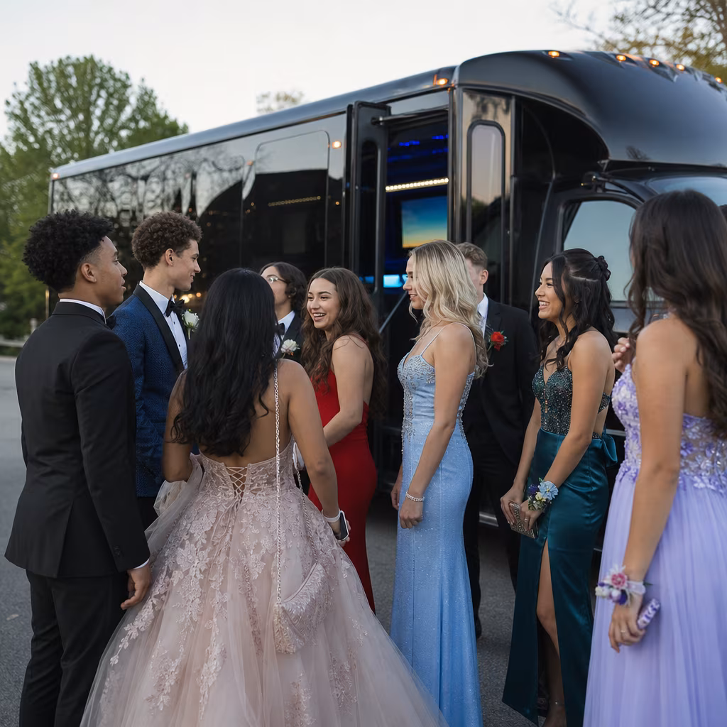 Plano Prom Party Bus Rental