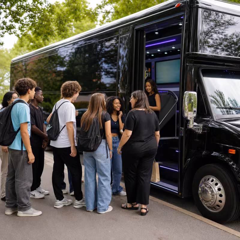 Garland School Transportation fleet vehicle