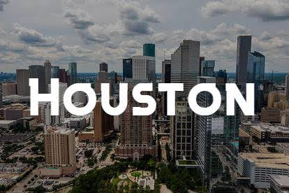 city skyline of Houston, TX