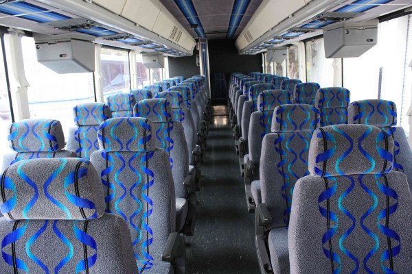 interior 30 person shuttle bus rental harker-heights